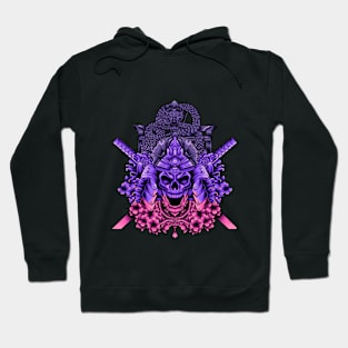 Samurai Skull warrior Hoodie